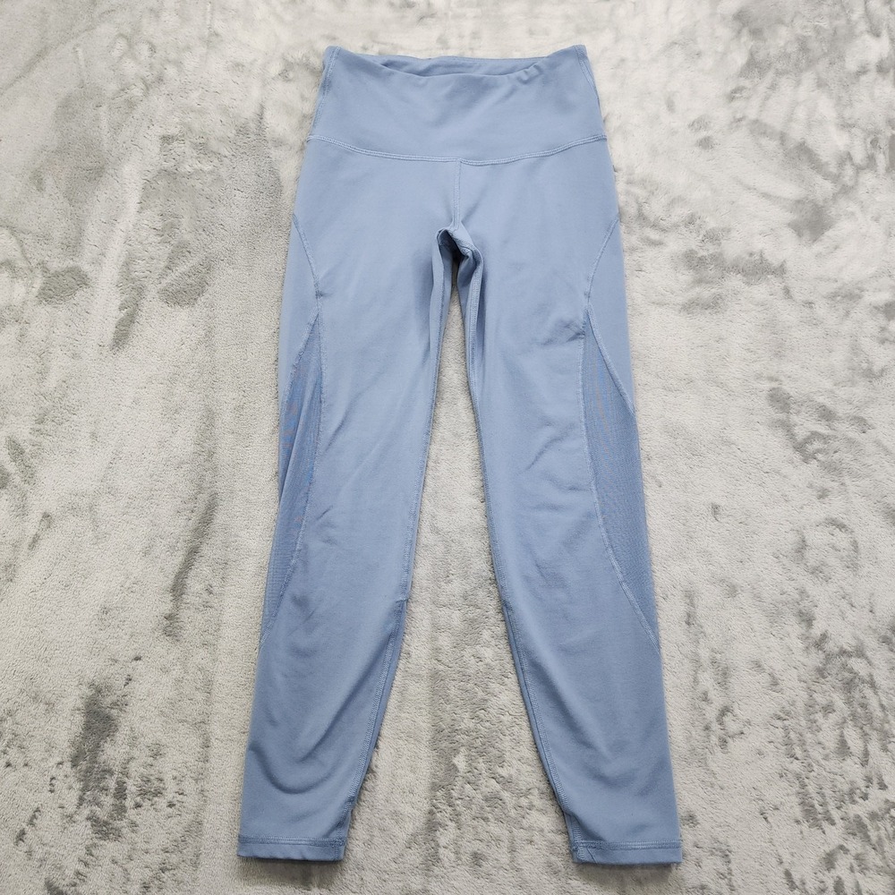 Old Navy Leggings Womens S Blue High Rise Elevate Go-Dry Mesh Paneled Workout